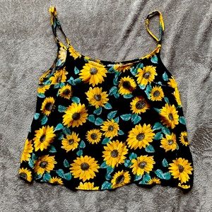 Sunflower tank top